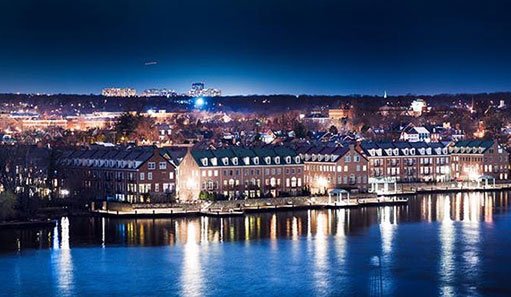 Alexandria Virginia City Skyline